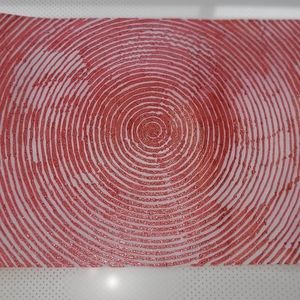 Travis Kelce & Taylor Swift Passion Red James M. Estep Art Print